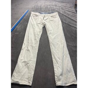 Peter Millar Mens 34 Stone Beige Cotton Stretch Five Pocket Chino Pants‎ 34x31